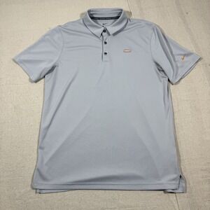 Nike Polo Shirt Mens Large Gray Tennessee Volunteers Performance FA18KUK